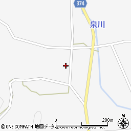 広島県三原市久井町和草1604周辺の地図