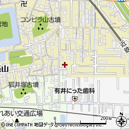 奈良県大和高田市築山203-8周辺の地図