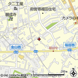 大阪府堺市中区福田553周辺の地図
