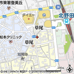 タイムズファミリーマート堺西野駐車場周辺の地図