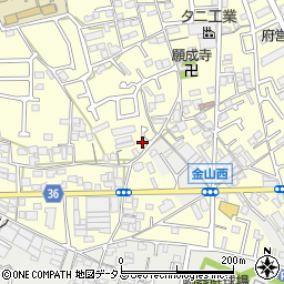 大阪府堺市中区福田781周辺の地図