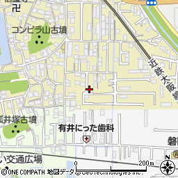 奈良県大和高田市築山201-4周辺の地図