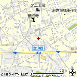 大阪府堺市中区福田631周辺の地図