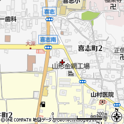 大阪府富田林市喜志町2丁目1周辺の地図