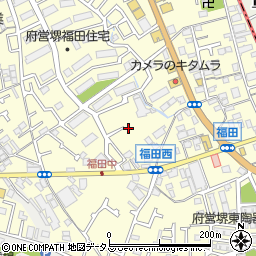 大阪府堺市中区福田568周辺の地図