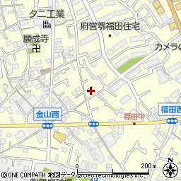 大阪府堺市中区福田621周辺の地図