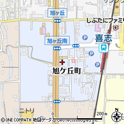 大阪府富田林市旭ケ丘町周辺の地図