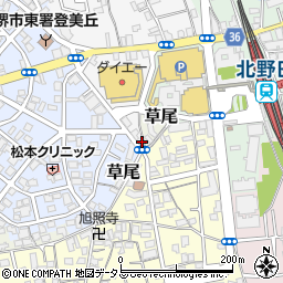 大阪府堺市東区丈六182-6周辺の地図