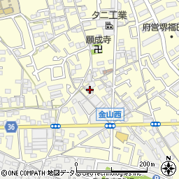 大阪府堺市中区福田636周辺の地図