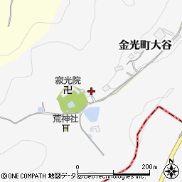 岡山県浅口市金光町大谷1063周辺の地図