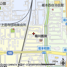 奈良県橿原市上品寺町401-7周辺の地図