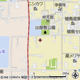 大和高田市水道局陵西配水場周辺の地図