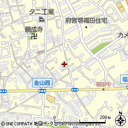 大阪府堺市中区福田626周辺の地図