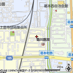 奈良県橿原市上品寺町401-8周辺の地図