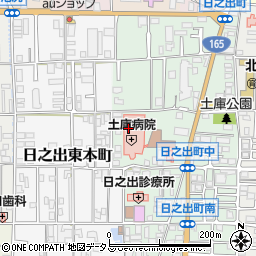 奈良県大和高田市日之出町周辺の地図