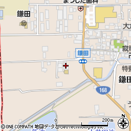 奈良県香芝市鎌田281周辺の地図