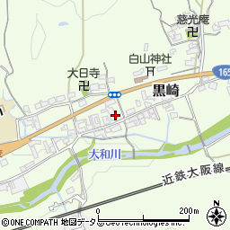 奈良県桜井市黒崎675周辺の地図