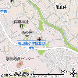 広島市亀山公民館周辺の地図