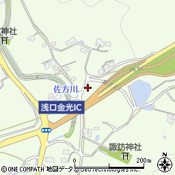 岡山県浅口市金光町佐方2448-1周辺の地図
