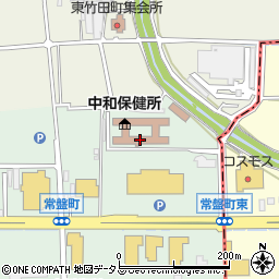奈良県橿原総合庁舎　奈良県中和保健所・総務課総務医療係周辺の地図