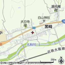 奈良県桜井市黒崎674周辺の地図