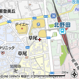 ニュー タージマハル エベレスト 北野田店周辺の地図