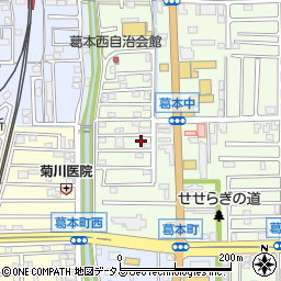 奈良県橿原市葛本町681-22周辺の地図