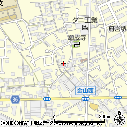 大阪府堺市中区福田786周辺の地図