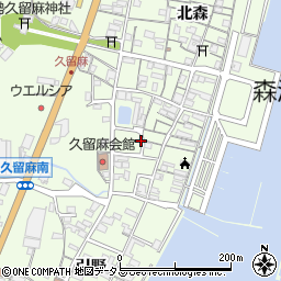 兵庫県淡路市久留麻畠田浜周辺の地図