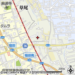 大阪府堺市東区草尾307-9周辺の地図