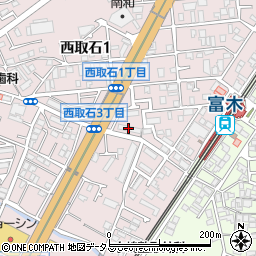 府営富木住宅周辺の地図