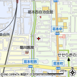 奈良県橿原市葛本町681-13周辺の地図