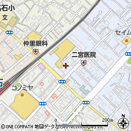 府営高石加茂住宅周辺の地図