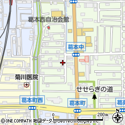 奈良県橿原市葛本町681-23周辺の地図