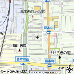 奈良県橿原市葛本町681-20周辺の地図