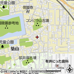奈良県大和高田市築山234周辺の地図