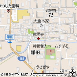 奈良県香芝市鎌田688周辺の地図