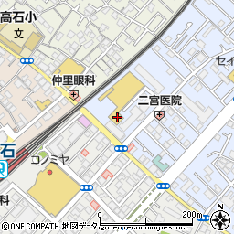池田泉州銀行高石支店 ＡＴＭ周辺の地図