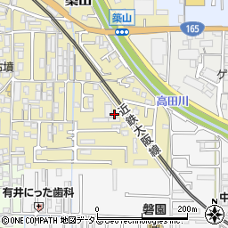 奈良県大和高田市築山176周辺の地図