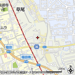 大阪府堺市東区草尾307-10周辺の地図