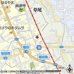 大阪府堺市中区福田20周辺の地図
