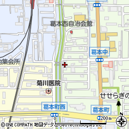奈良県橿原市葛本町681-6周辺の地図
