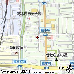奈良県橿原市葛本町681-11周辺の地図