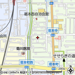 奈良県橿原市葛本町681-8周辺の地図