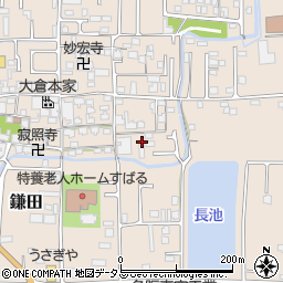 奈良県香芝市鎌田2周辺の地図