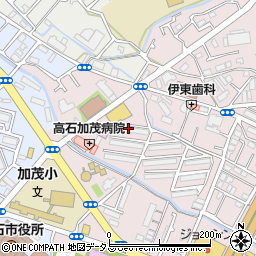 キリン堂薬局　高石加茂店周辺の地図
