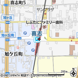 大阪府富田林市喜志町3丁目4周辺の地図