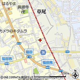 大阪府堺市中区福田19周辺の地図