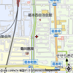 奈良県橿原市葛本町681-2周辺の地図