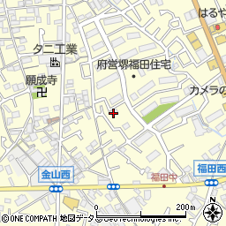 大阪府堺市中区福田618周辺の地図
